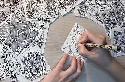 Творческий детокс: Джеббериш и Зен-танглы для свободы ума